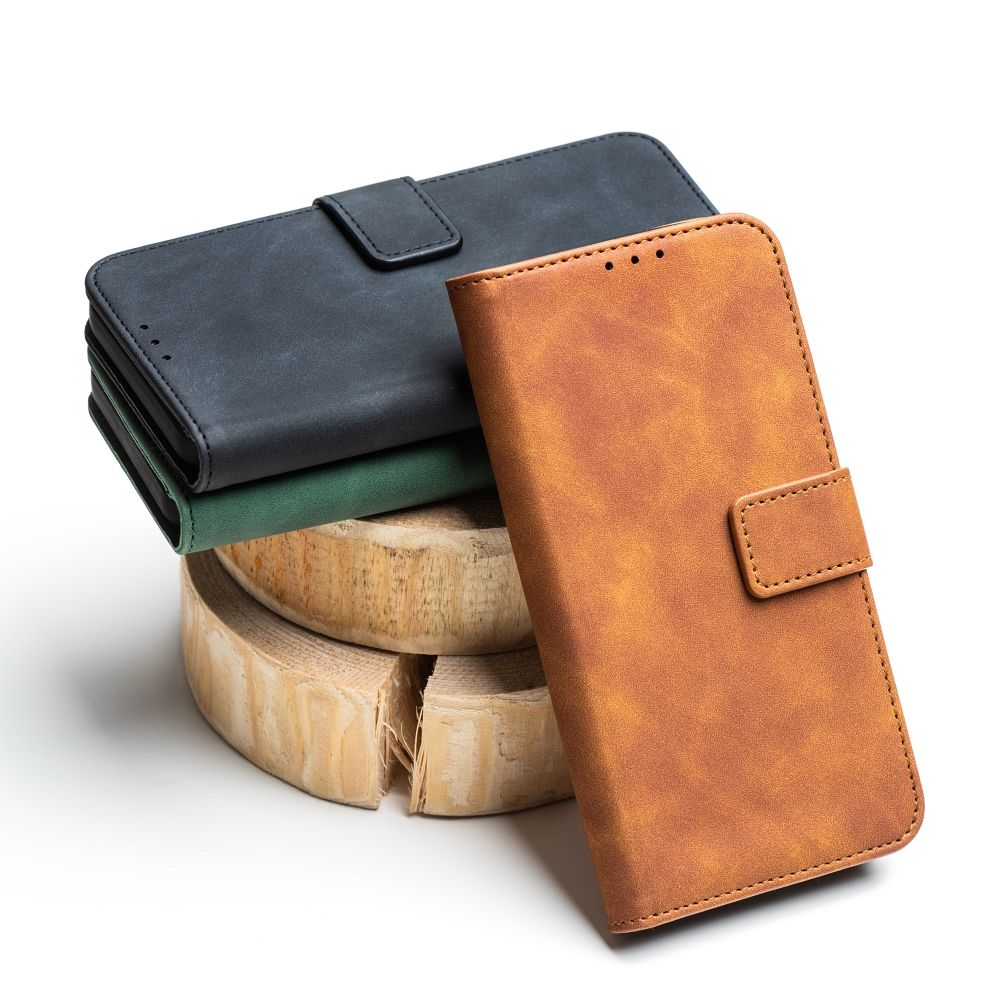 COUVERTURE POUR XIAOMI REDMI NOTE 13 PRO 4G / POCO M6 PRO 4G HEYCASE TENDER WALLET MARRON