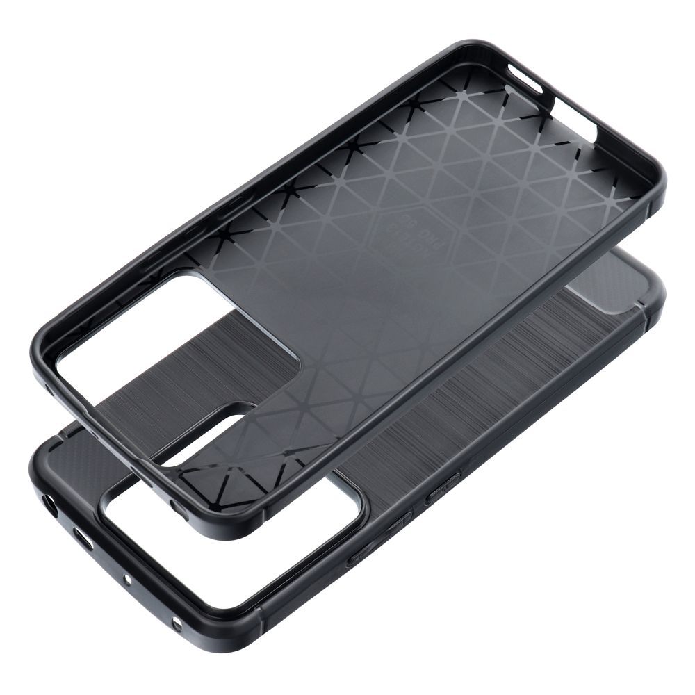 COQUE POUR XIAOMI REDMI NOTE 13 PRO 5G HEYCASE CARBON DEFENDER NOIR