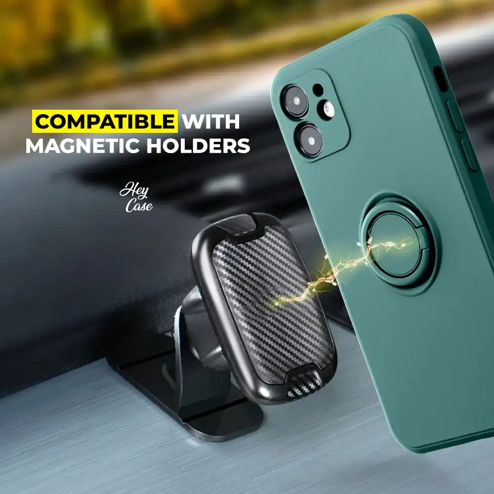 COQUE POUR XIAOMI REDMI NOTE 13 PRO PLUS 5G HEYCASE ICON RING VERT