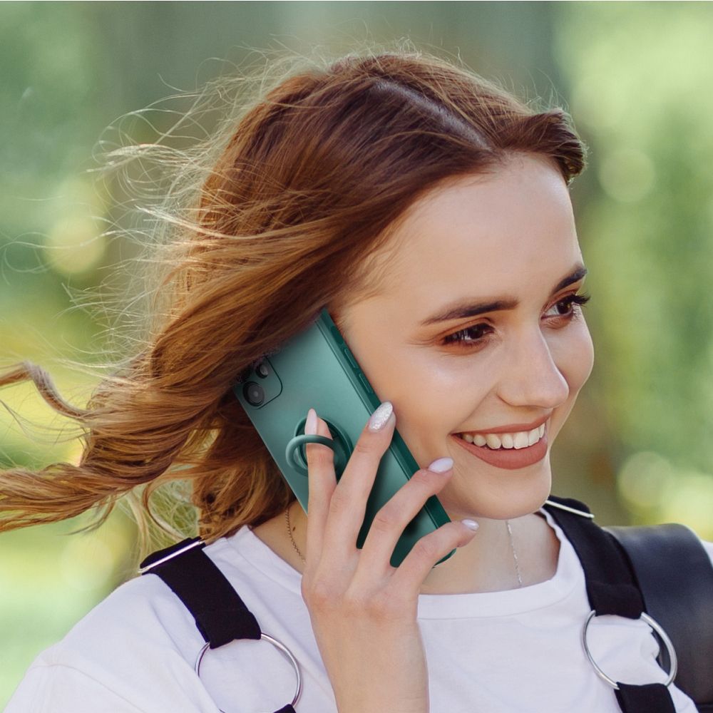 COQUE POUR XIAOMI REDMI NOTE 13 PRO 5G HEYCASE ICON RING VERT