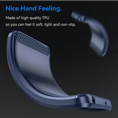 COUVERCLE POUR XIAOMI REDMI NOTE 13 PRO PLUS HEYCASE CARBONE BLEU