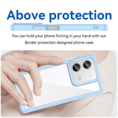 Coque HeyCase Frame Xiaomi Redmi Note 13 5G Bleue