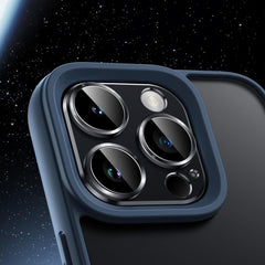 VERRE TREMPE PROTECTEUR POUR LENTILLE D'APPAREIL PHOTO SUR IPHONE 16 / 16 PLUS HOFI ALUCAM PRO+ NOIR