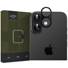 VERRE TREMPE PROTECTEUR POUR LENTILLE D'APPAREIL PHOTO SUR IPHONE 16 / 16 PLUS HOFI ALUCAM PRO+ NOIR