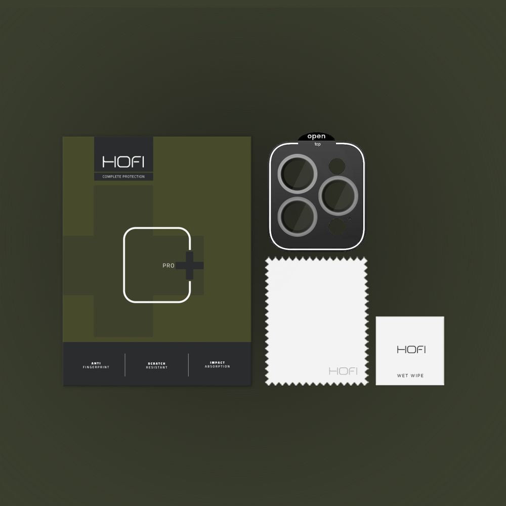 VERRE PROTECTEUR POUR CAMÉRA HOFI CAMRING PRO+ IPHONE 15 PRO / 15 PRO MAX TRANSPARENT