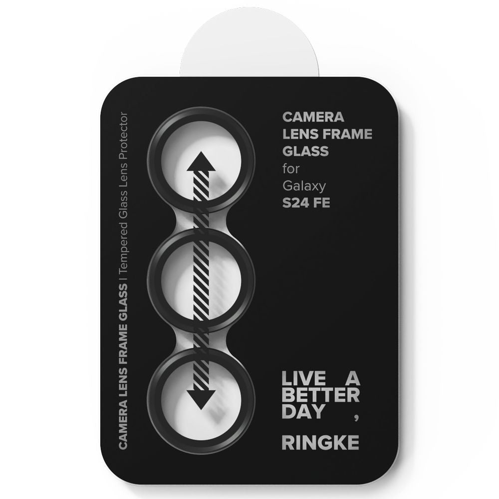 VERRE TEMPERÉ DE PROTECTION POUR LENTILLE D'APPAREIL PHOTO RINGKE CAMERA FRAME PROTECTOR 2-PACK GALAXY S4 FE NOIR