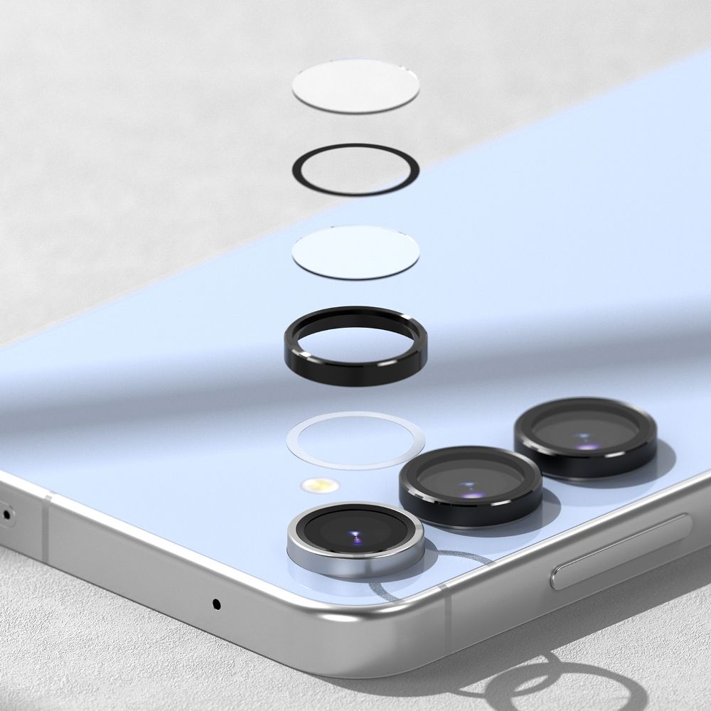 VERRE TEMPERÉ DE PROTECTION POUR LENTILLE D'APPAREIL PHOTO RINGKE CAMERA FRAME PROTECTOR 2-PACK GALAXY S4 FE NOIR