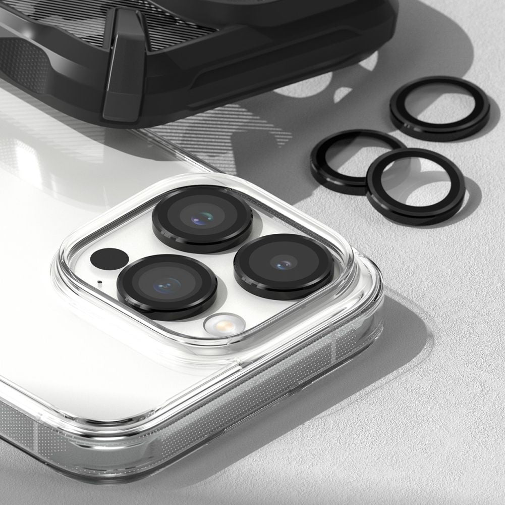 PROTECTION DE L'APPAREIL PHOTO RINGKE CAMERA FRAME PROTECTOR IPHONE 15 PRO NOIR