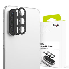 VERRE TEMPERÉ PROTECTEUR POUR LENTILLE D'APPAREIL PHOTO RINGKE CAMERA FULL COVER 2-PACK GALAXY A56 5G NOIR