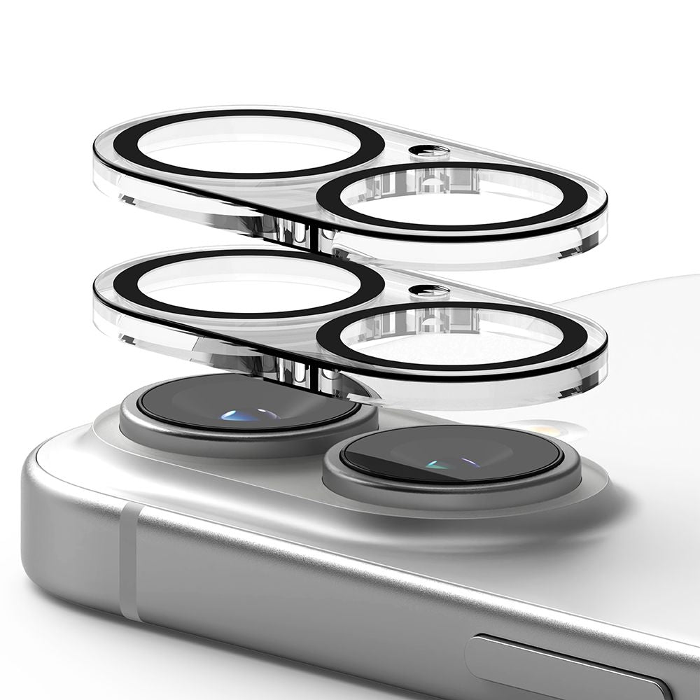 VERRE TEMPERÉ DE PROTECTION POUR LENTILLE D'APPAREIL PHOTO RINGKE CAMERA PROTECTOR 2-PACK IPHONE 16 / 16 PLUS TRANSPARENT