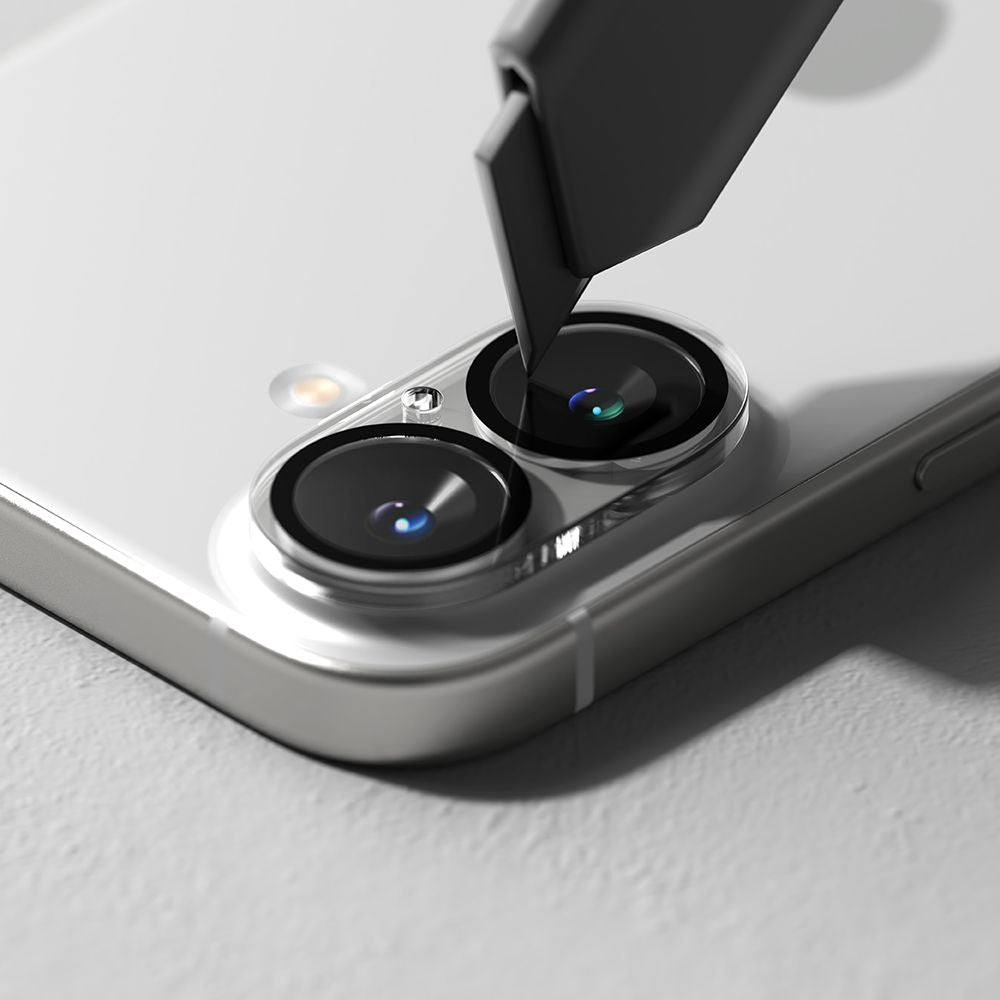 VERRE TEMPERÉ DE PROTECTION POUR LENTILLE D'APPAREIL PHOTO RINGKE CAMERA PROTECTOR 2-PACK IPHONE 16 / 16 PLUS TRANSPARENT