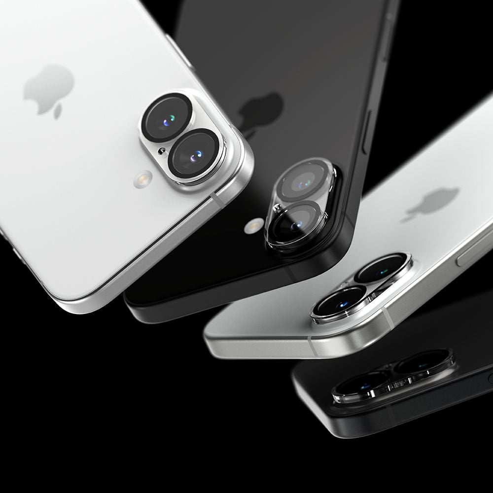 VERRE TEMPERÉ DE PROTECTION POUR LENTILLE D'APPAREIL PHOTO RINGKE CAMERA PROTECTOR 2-PACK IPHONE 16 / 16 PLUS TRANSPARENT
