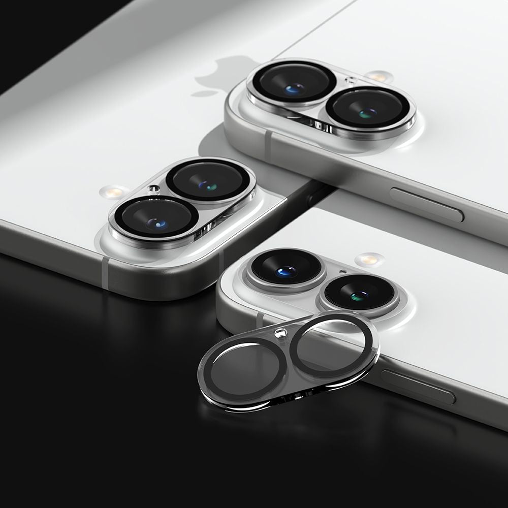 VERRE TEMPERÉ DE PROTECTION POUR LENTILLE D'APPAREIL PHOTO RINGKE CAMERA PROTECTOR 2-PACK IPHONE 16 / 16 PLUS TRANSPARENT