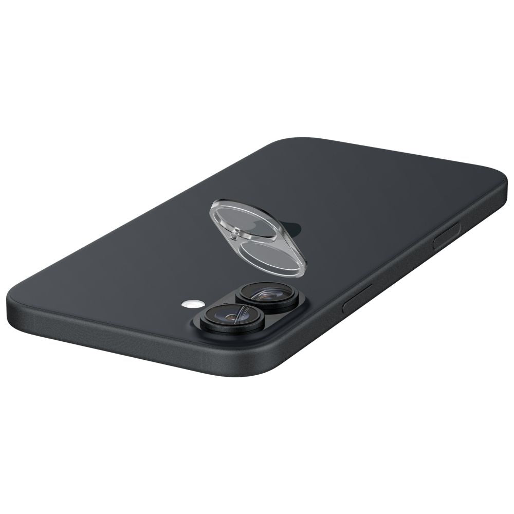 VERRE TEMPERÉ PROTECTEUR POUR LENTILLE D'APPAREIL PHOTO SPIGEN OPTIK GLAS.TR PROTECTEUR DE CAMÉRA 2-PACK IPHONE 16 / 16 PLUS CRISTAL TRANSPARENT