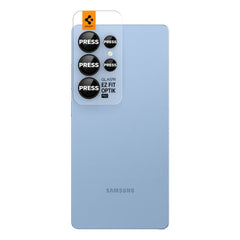 VERRE TEMPERÉ PROTECTEUR POUR LENTILLE D'APPAREIL PHOTO SPIGEN OPTIK PRO HD GLAS.TR "EZ FIT" PROTECTEUR DE CAMÉRA 2-PACK GALAXY S25 ULTRA NOIR