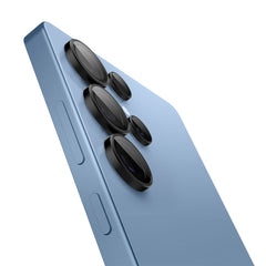 VERRE TEMPERÉ PROTECTEUR POUR LENTILLE D'APPAREIL PHOTO SPIGEN OPTIK PRO HD GLAS.TR "EZ FIT" PROTECTEUR DE CAMÉRA 2-PACK GALAXY S25 ULTRA NOIR