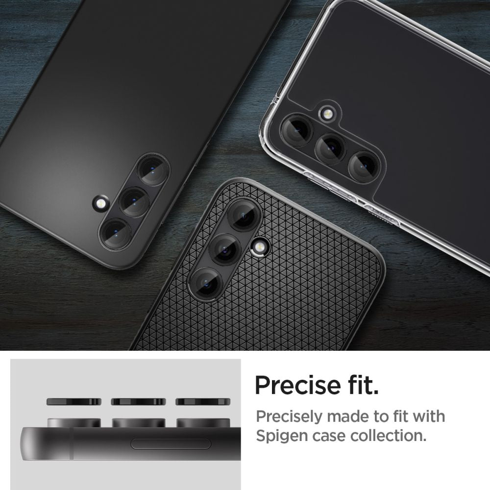 PROTECTION DE L'APPAREIL PHOTO SPIGEN OPTIK.TR "EZ FIT" PROTECTEUR DE CAMÉRA 2-PACK GALAXY S23 FE NOIR