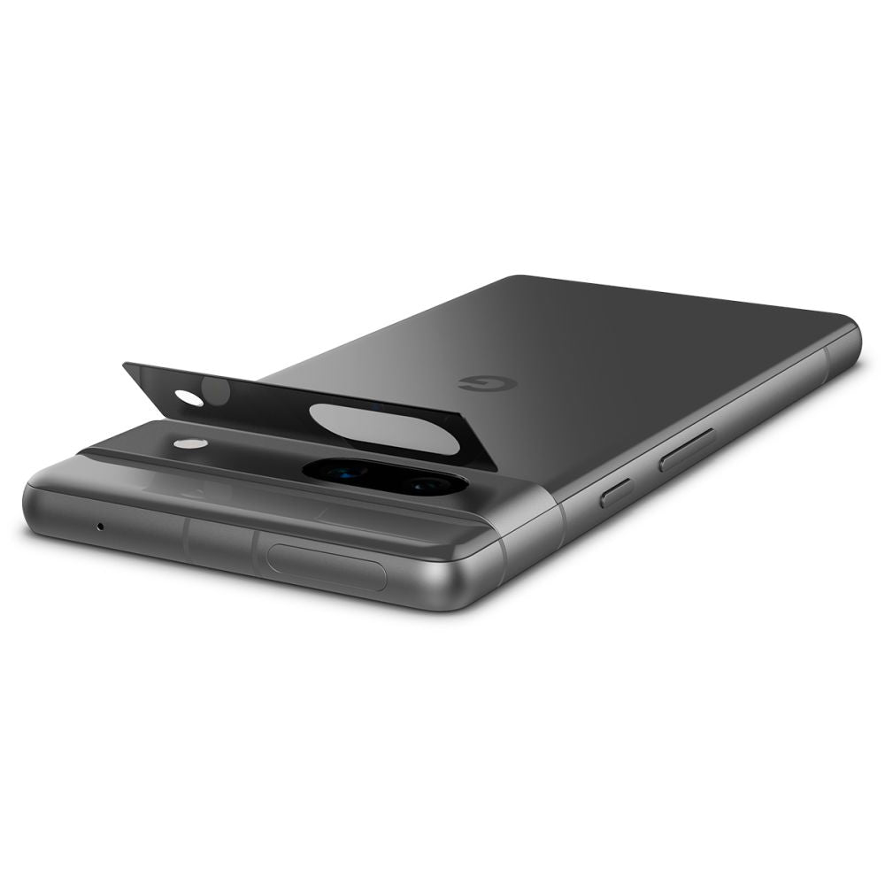 PROTECTION DE L'APPAREIL PHOTO SPIGEN OPTIK.TR "EZ FIT" PROTECTEUR DE CAMÉRA 2-PACK GOOGLE PIXEL 7A NOIR