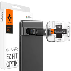 PROTECTION DE L'APPAREIL PHOTO SPIGEN OPTIK.TR "EZ FIT" PROTECTEUR DE CAMÉRA 2-PACK GOOGLE PIXEL 7A NOIR