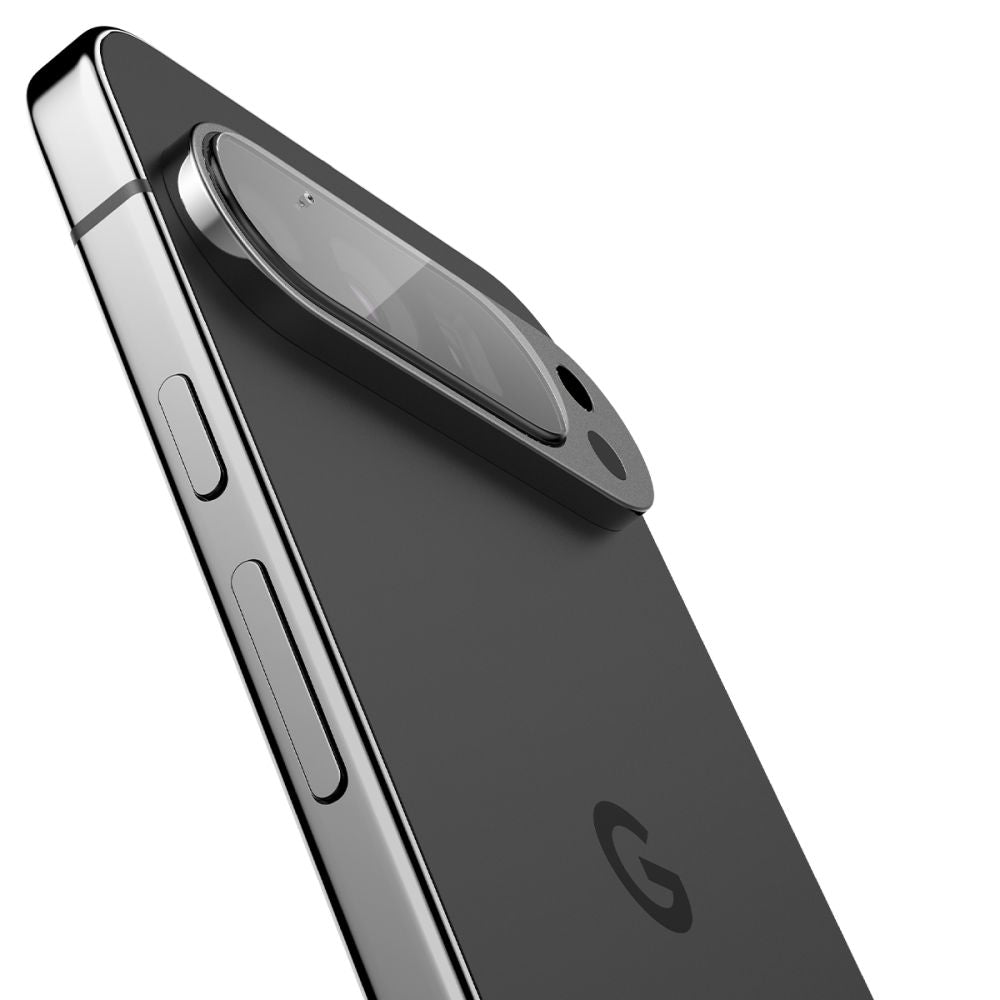 VERRE TEMPERÉ DE PROTECTION POUR LENTILLE D'APPAREIL PHOTO SPIGEN OPTIK.TR "EZ FIT" PROTECTEUR D'APPAREIL PHOTO 2-PACK GOOGLE PIXEL 9 PRO XL TRANSPARENT CRISTAL.
