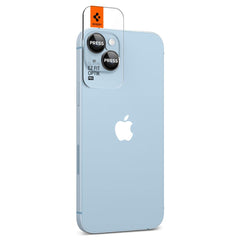 PROTECTION DE L'APPAREIL PHOTO SPIGEN OPTIK.TR "EZ FIT" PROTECTEUR DE CAMÉRA 2-PACK IPHONE 14 / 14 PLUS NOIR