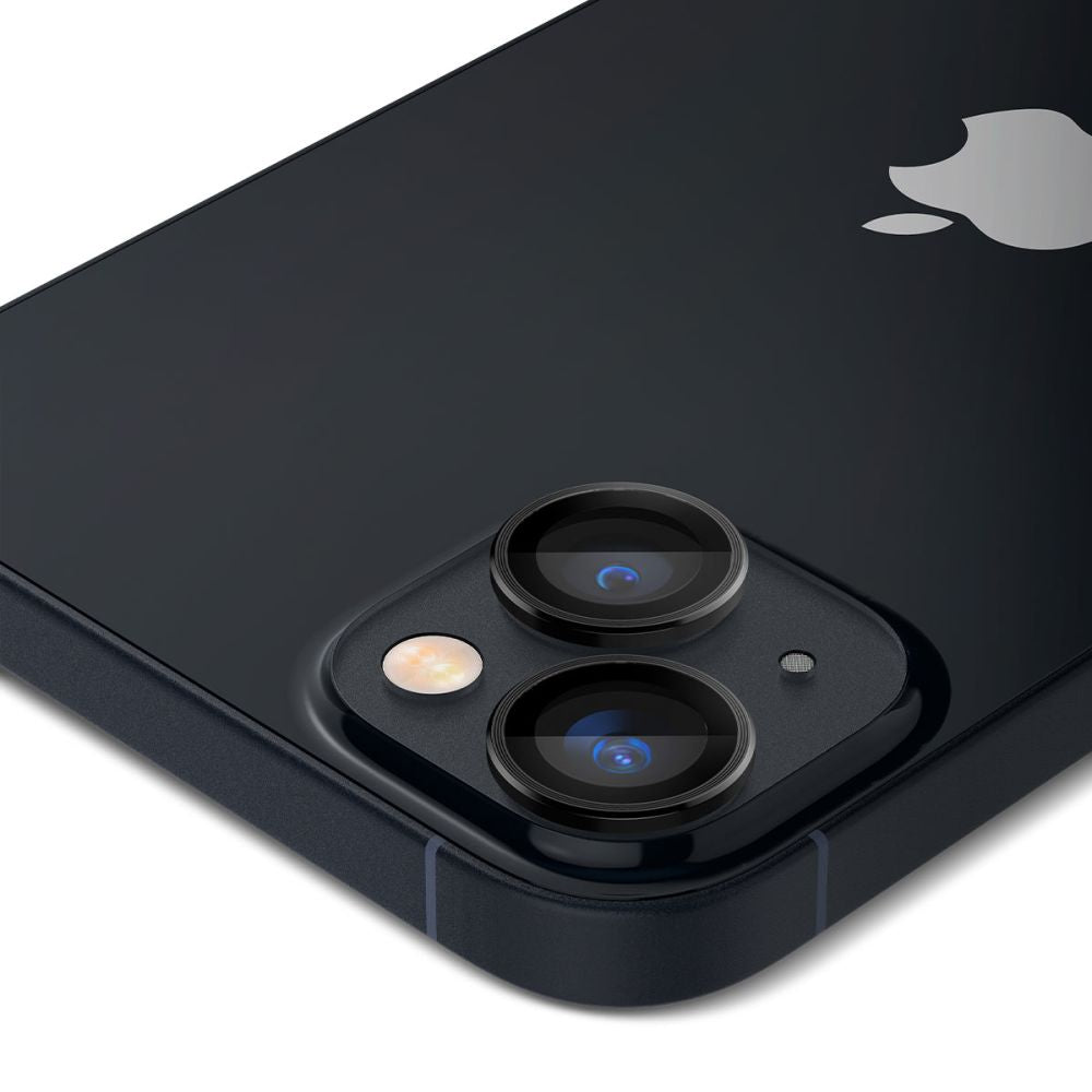 PROTECTION DE L'APPAREIL PHOTO SPIGEN OPTIK.TR "EZ FIT" PROTECTEUR DE CAMÉRA 2-PACK IPHONE 14 / 14 PLUS NOIR