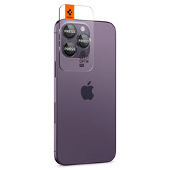 PROTECTION D'APPAREIL PHOTO SPIGEN OPTIK.TR "EZ FIT" PROTECTEUR DE CAMÉRA 2-PACK IPHONE 14 PRO / 14 PRO MAX NOIR