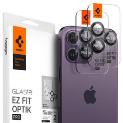 PROTECTION D'APPAREIL PHOTO SPIGEN OPTIK.TR "EZ FIT" PROTECTEUR DE CAMÉRA 2-PACK IPHONE 14 PRO / 14 PRO MAX NOIR