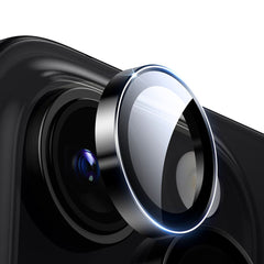 VERRE TEMPERÉ DE PROTECTION POUR LENTILLE D'APPAREIL PHOTO ESR ARMORITE PROTECTEUR POUR IPHONE 16 PRO / 16 PRO MAX NOIR