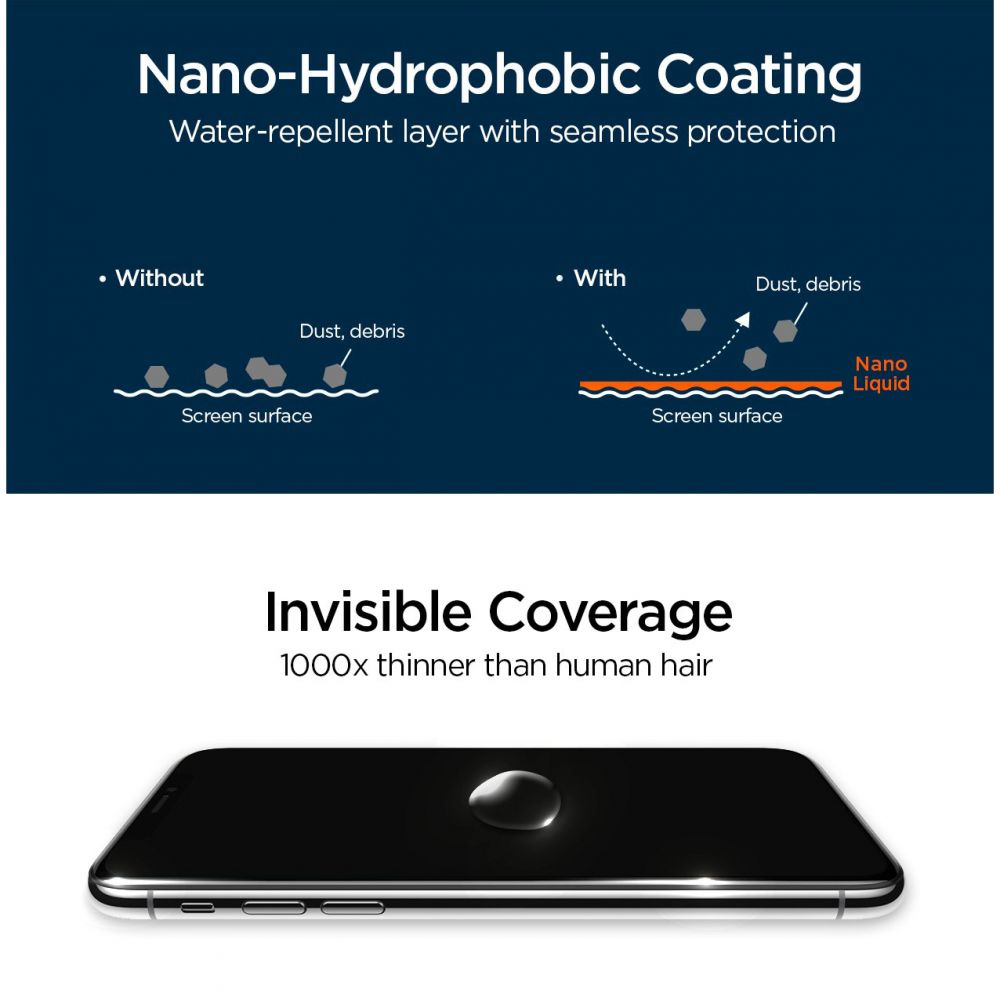 VERRE LIQUIDE DURCI SPIGEN GLAS.TR NANO