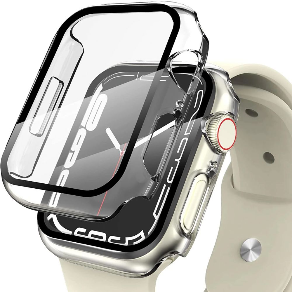 Housse de protection 360° pour Apple Watch 41 mm Doop Defense 360Guard Clear
