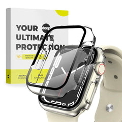 Housse de protection 360° pour Apple Watch 41 mm Doop Defense 360Guard Clear