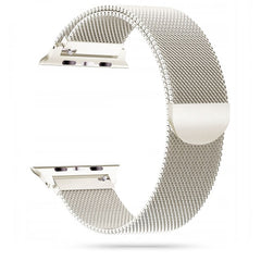 BRACELET DOOP MILANESEBAND APPLE WATCH 6 / 7 / 8 / 9 / 10 / SE (40 / 41 / 42 MM) STARLIGHT