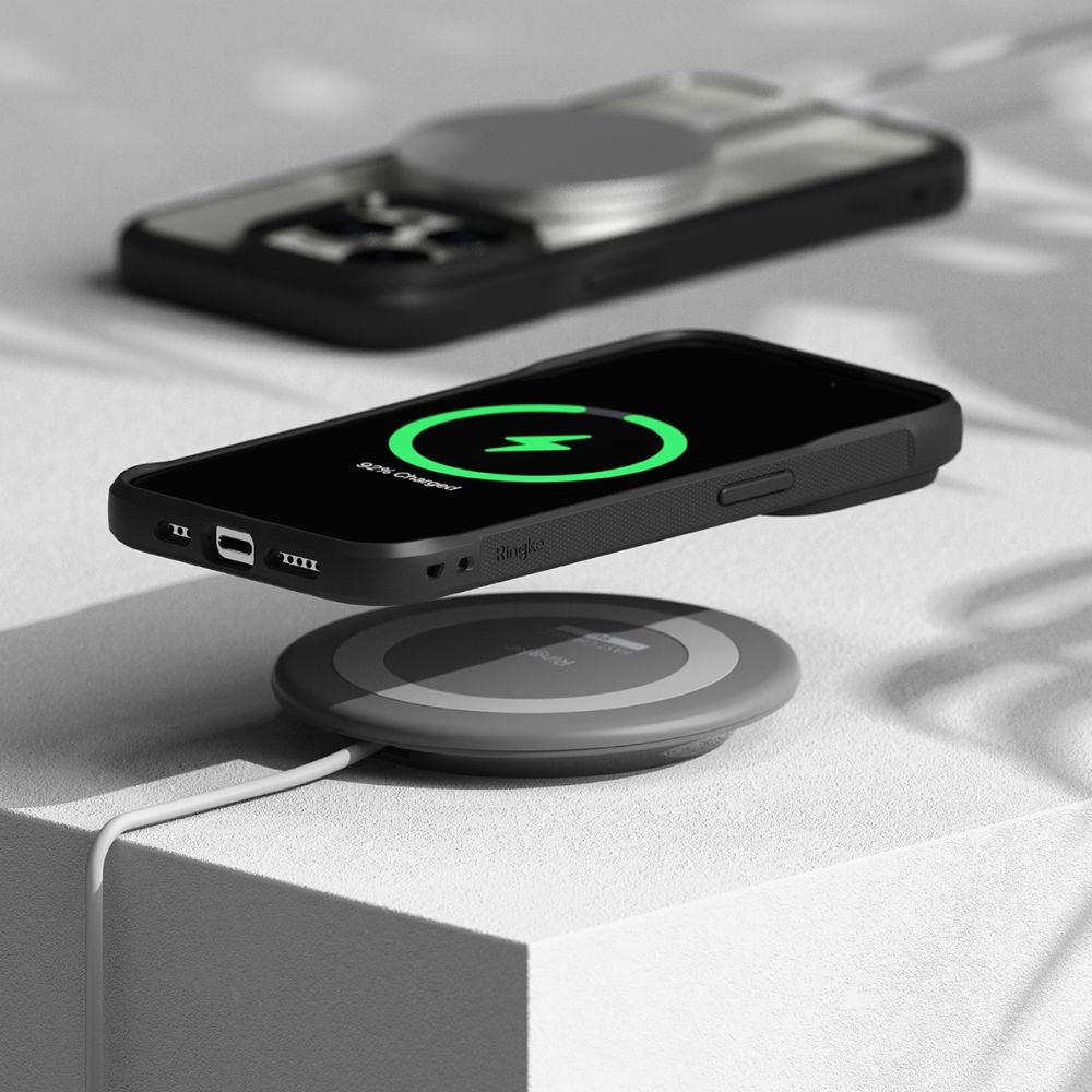 COQUE RINGKE FUSION BOLD IPHONE 15 PRO MAX NOIR MATTE