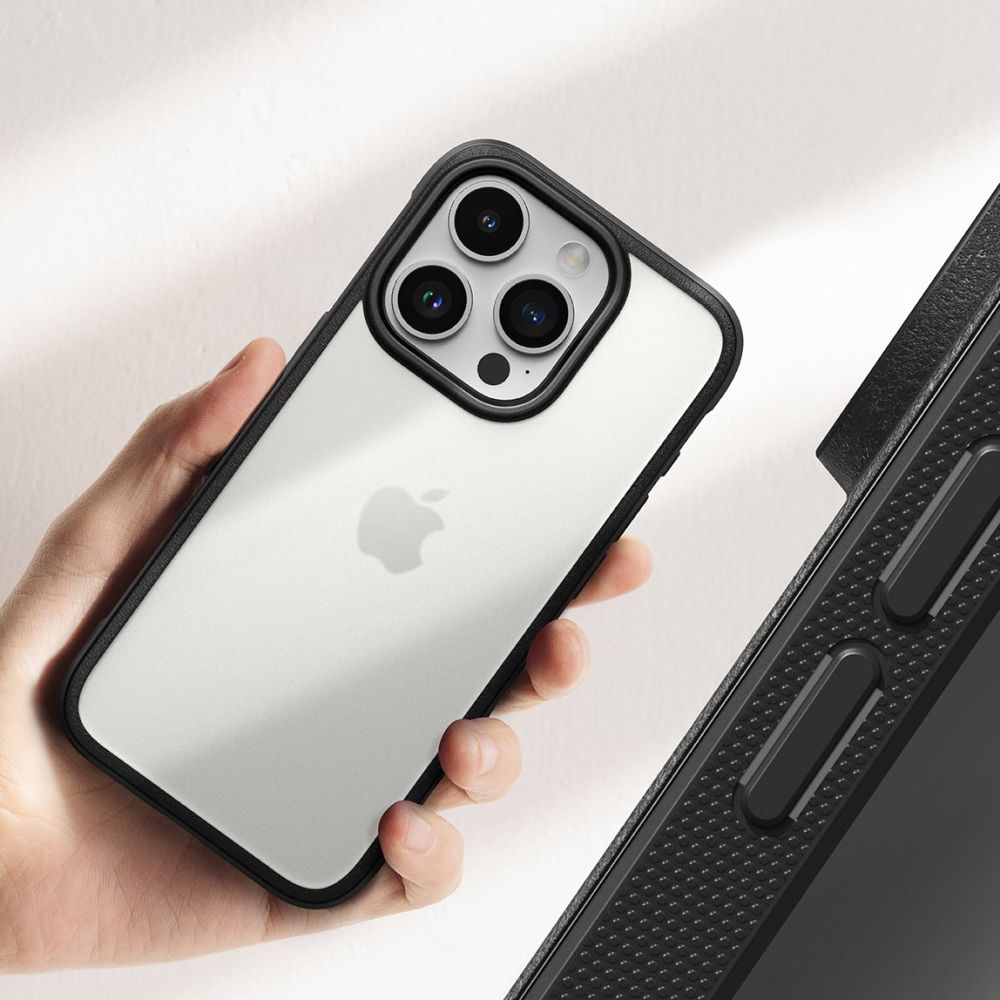 COQUE RINGKE FUSION BOLD IPHONE 15 PRO MAX NOIR MATTE