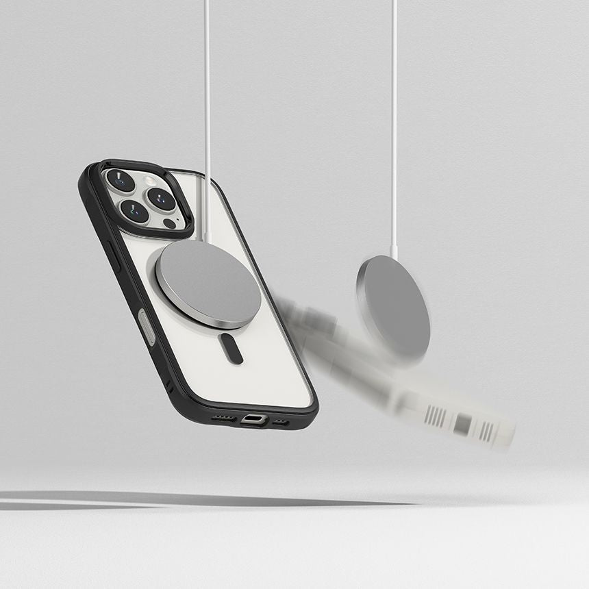 COQUE RINGKE FUSION BOLD MAGNETIQUE MAGSAFE IPHONE 16 PRO NOIR