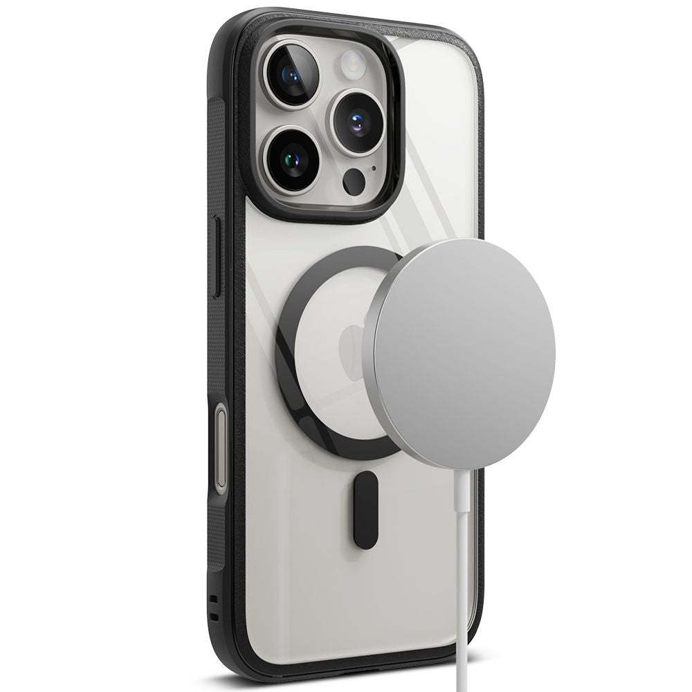COQUE RINGKE FUSION BOLD MAGNETIQUE MAGSAFE IPHONE 16 PRO MAX NOIR