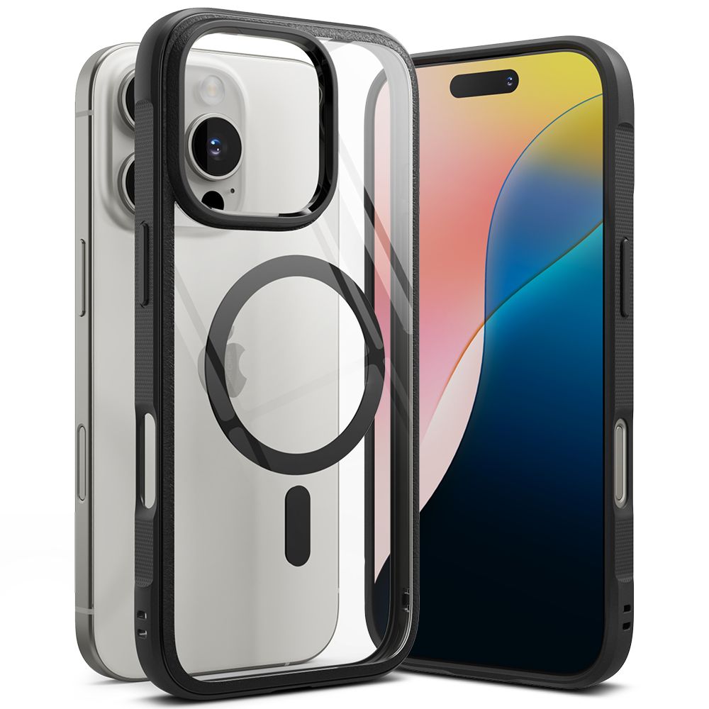 COQUE RINGKE FUSION BOLD MAGNETIQUE MAGSAFE IPHONE 16 PRO MAX NOIR