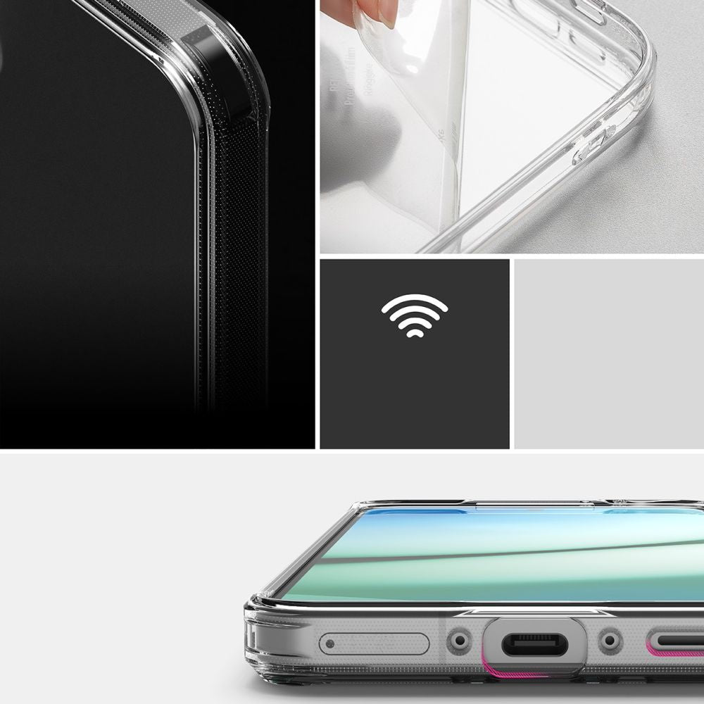COQUE RINGKE FUSION GALAXY A36 / A56 5G MATTE TRANSPARENT