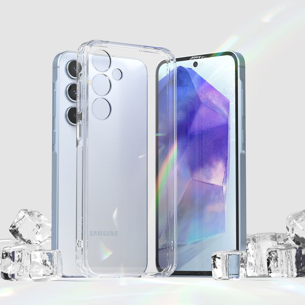 COQUE RINGKE FUSION GALAXY A55 5G TRANSPARENTE