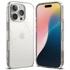COQUE POUR IPHONE 16 PRO RINGKE FUSION CLEAR