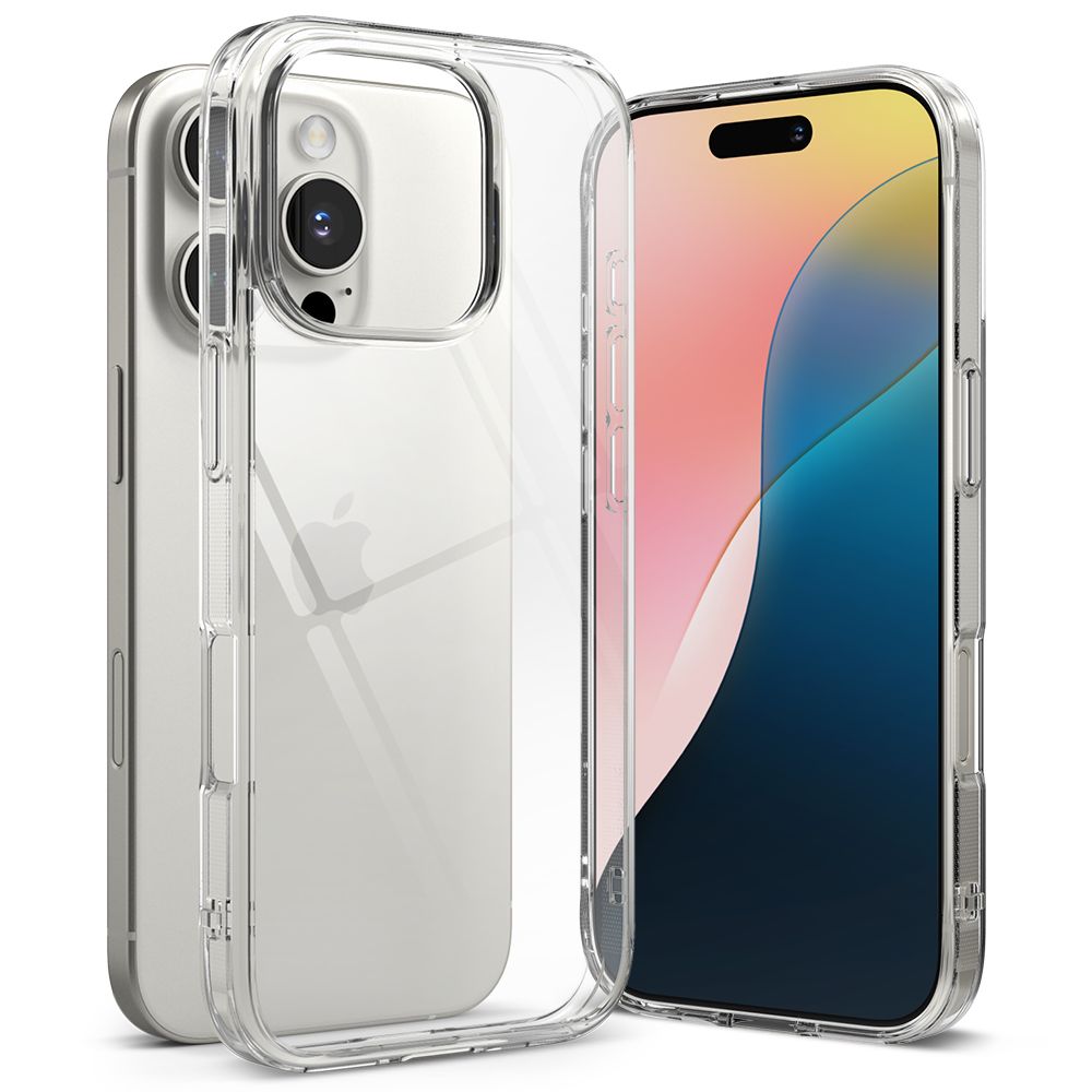 COQUE POUR IPHONE 16 PRO RINGKE FUSION CLEAR