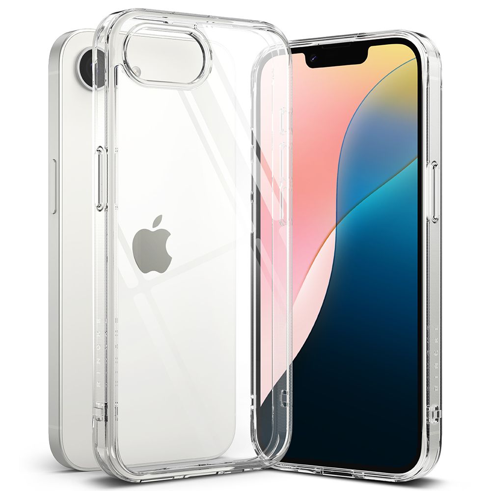 COQUE RINGKE FUSION IPHONE 16E TRANSPARENTE