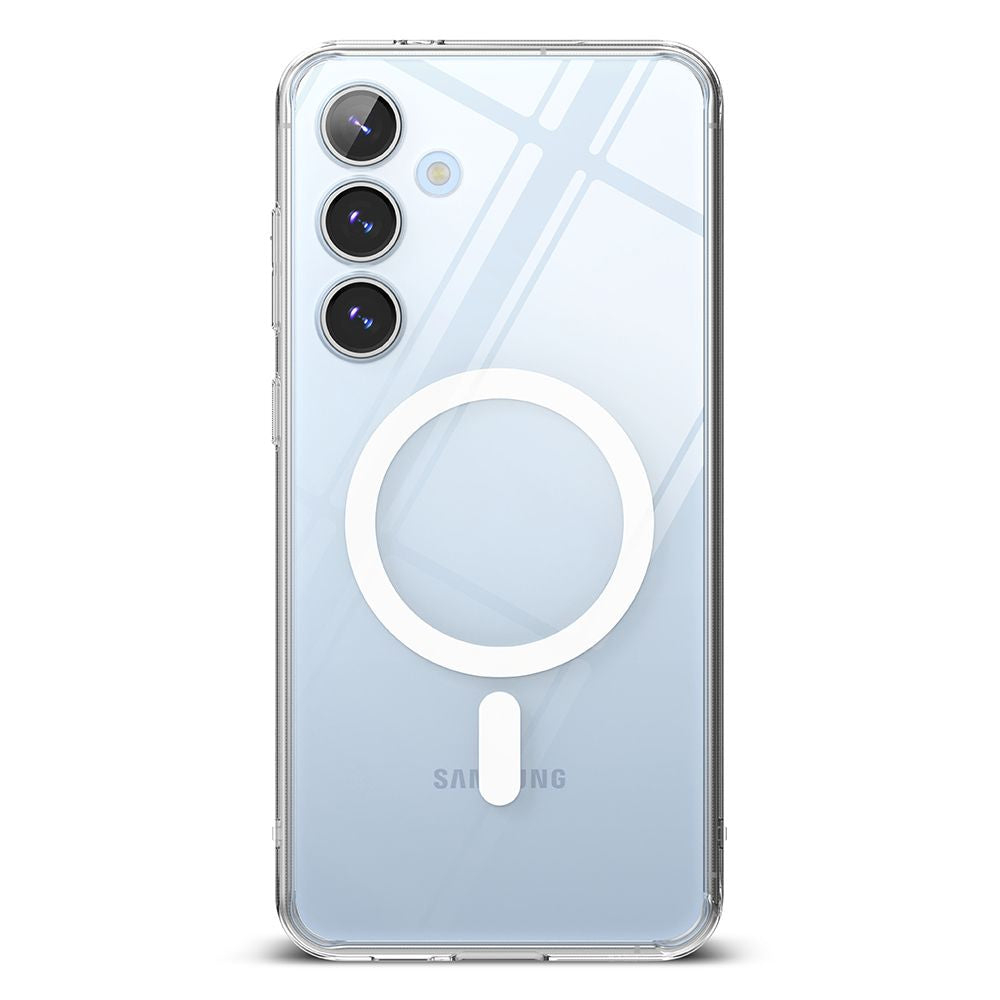 COQUE RINGKE FUSION MAGNETIQUE MAGSAFE GALAXY S24 FE TRANSPARENTE