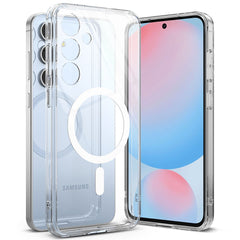 COQUE RINGKE FUSION MAGNETIQUE MAGSAFE GALAXY S24 FE TRANSPARENTE