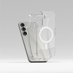 COQUE RINGKE FUSION MAGNETIQUE MAGSAFE GALAXY S25 TRANSPARENT