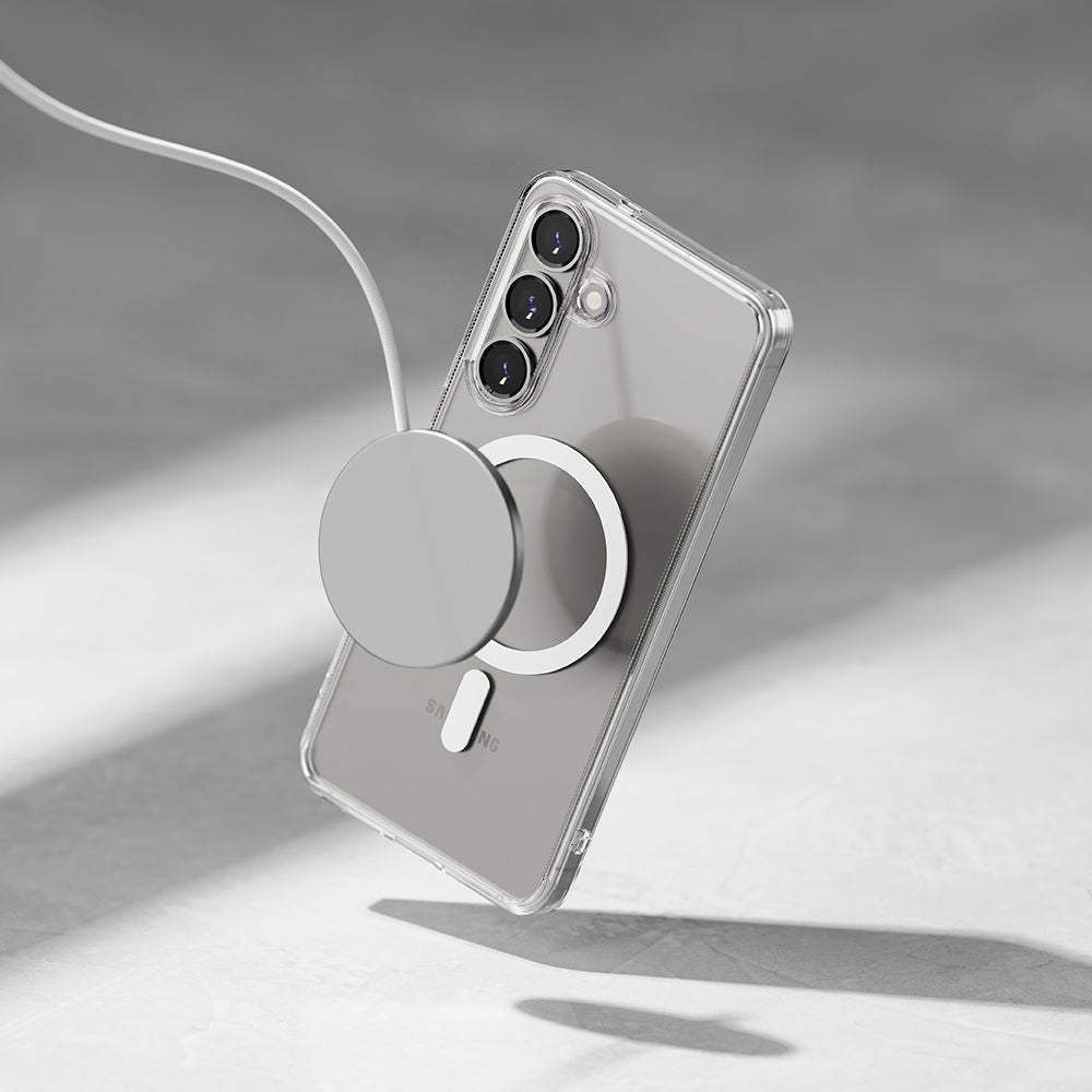 COQUE RINGKE FUSION MAGNETIQUE MAGSAFE GALAXY S25 TRANSPARENT