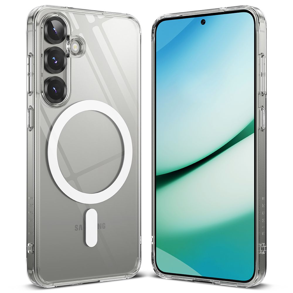 COQUE RINGKE FUSION MAGNETIQUE MAGSAFE GALAXY S25+ PLUS TRANSPARENTE
