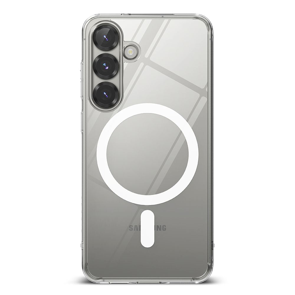 COQUE RINGKE FUSION MAGNETIQUE MAGSAFE GALAXY S25+ PLUS TRANSPARENTE