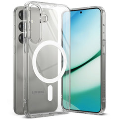 COQUE RINGKE FUSION MAGNETIQUE MAGSAFE GALAXY S25+ PLUS TRANSPARENTE